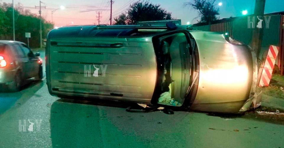 Hoy Tamaulipas - Accidente en Tamaulipas Sobrevive a choque y volcadura ...