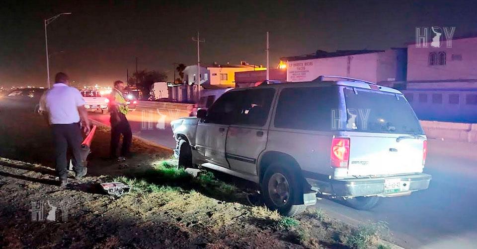 Hoy Tamaulipas - Accidente en Tamaulipas Ebrio choca poste de alumbrado ...