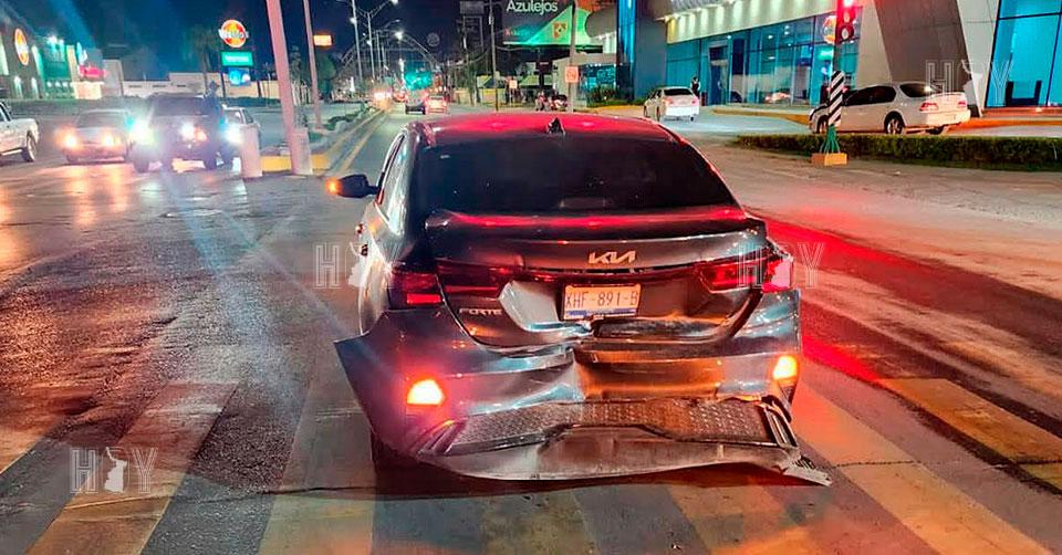 Hoy Tamaulipas - Accidente en Tamaulipas Choque por alcance deja solo ...
