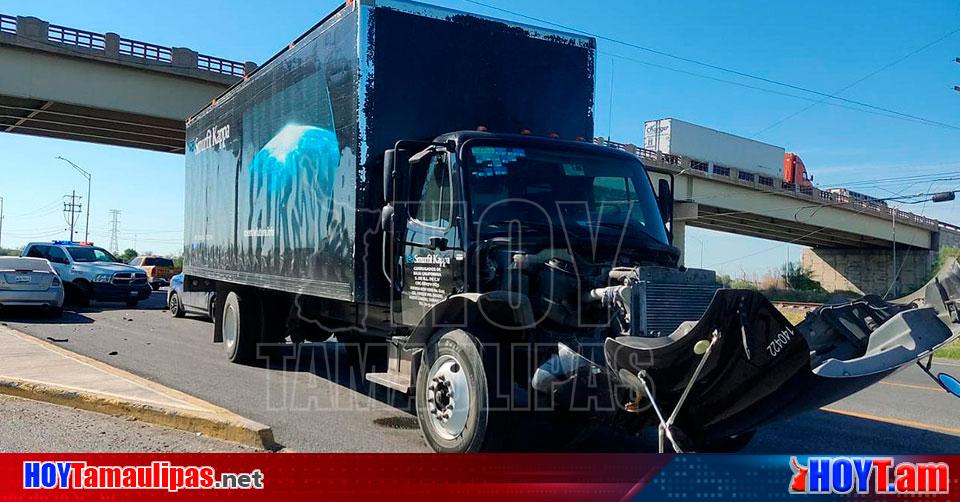 Hoy Tamaulipas Accidentes en Tamaulipas Choque entre auto y camion
