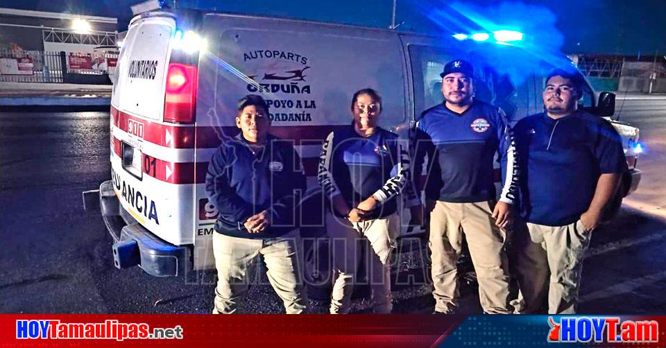 Hoy Tamaulipas Tamaulipas Paramedicos de Matamoros parten a Madero en
