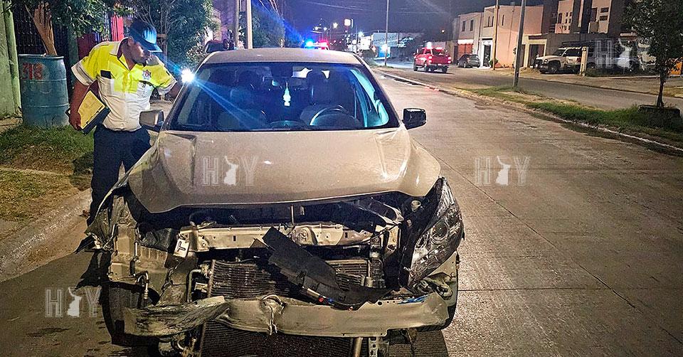 Hoy Tamaulipas - Accidente en Tamaulipas Joven choca con tres autos ...