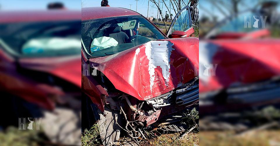 Hoy Tamaulipas - Accidentes en Tamaulipas Mujer choca contra poste de ...