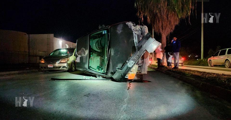 Hoy Tamaulipas - Volcadura en Tamaulipas Vuelca presunto ebrio en ...