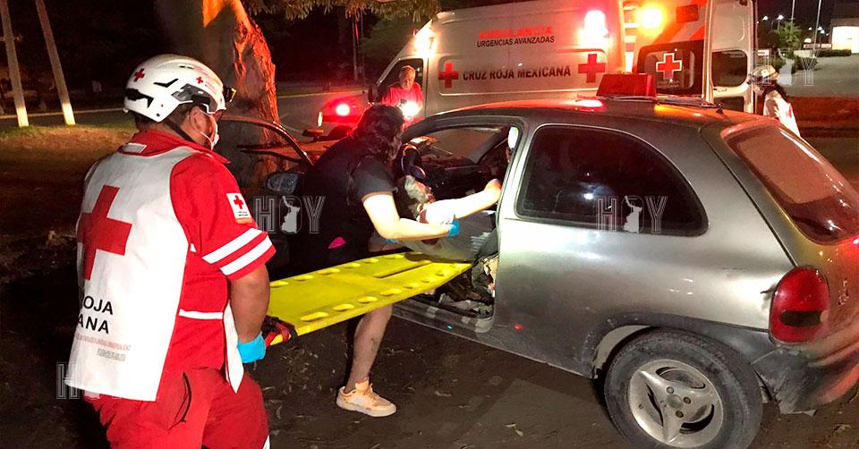 Hoy Tamaulipas - Accidente en Tamaulipas Ebrio conductor choco contra ...