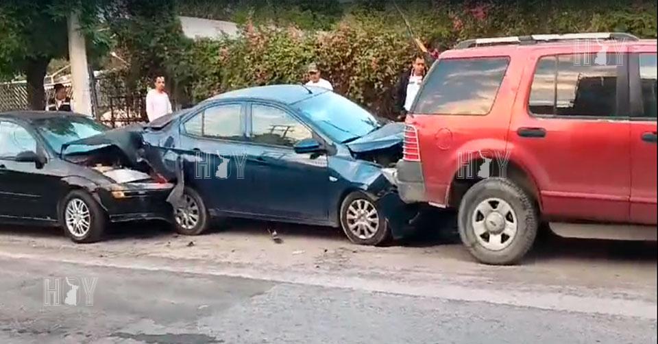 Hoy Tamaulipas - Accidente en Tamaulipas Ebrio choco con dos autos ...