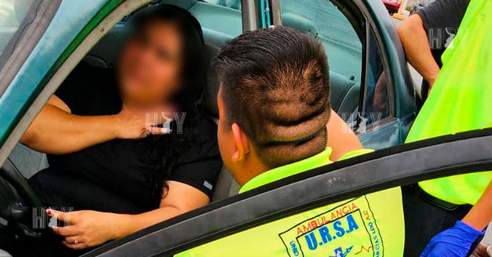 Hoy Tamaulipas - Tamaulipas Mujer acaba lesionada tras choque en Nuevo ...
