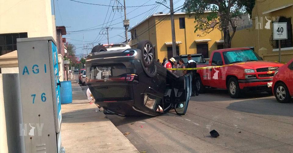 Hoy Tamaulipas - Accidente en Tamaulipas Volcadura dejo dos mujeres ...