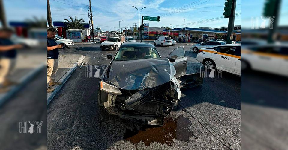 Hoy Tamaulipas - Accidente en Tamaulipas Choque en Tampico dejo dos ...