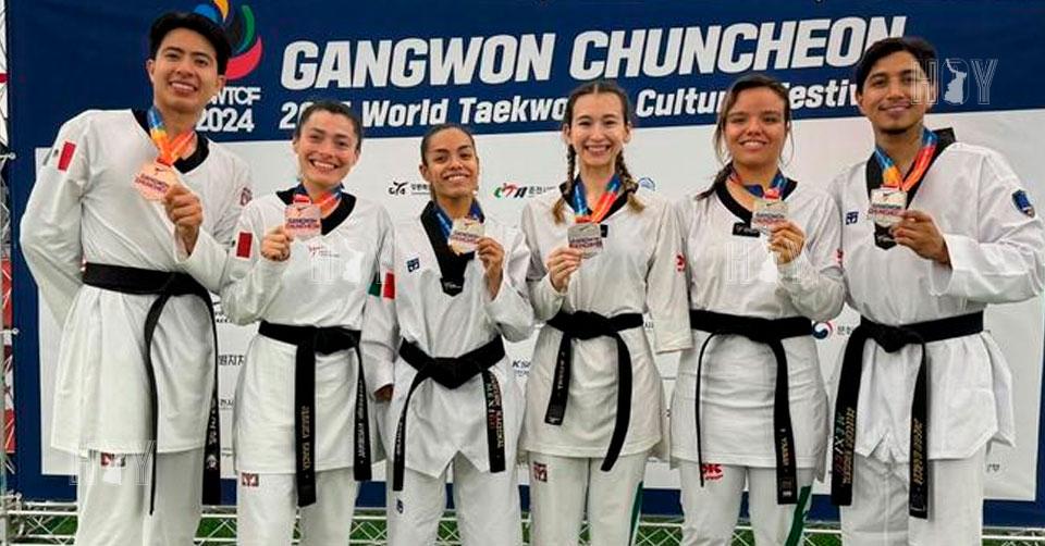Hoy Tamaulipas - Para taekwondo suma seis medallas en Abierto de Corea
