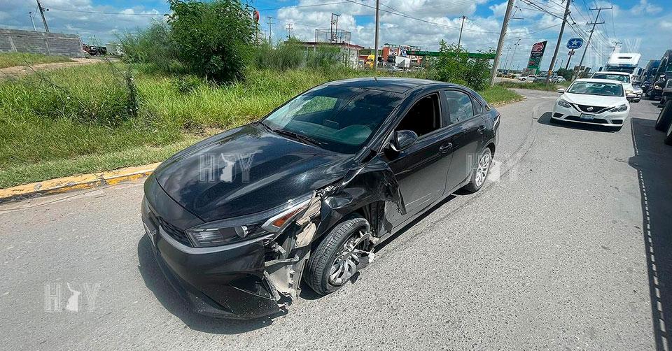 Hoy Tamaulipas - Tamaulipas Choque entre trailer y automovil deja ...