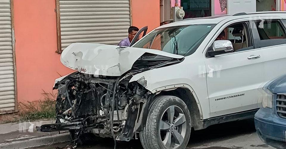 Hoy Tamaulipas - Accidente en Tamaulipas Mujer choca con porton de casa ...