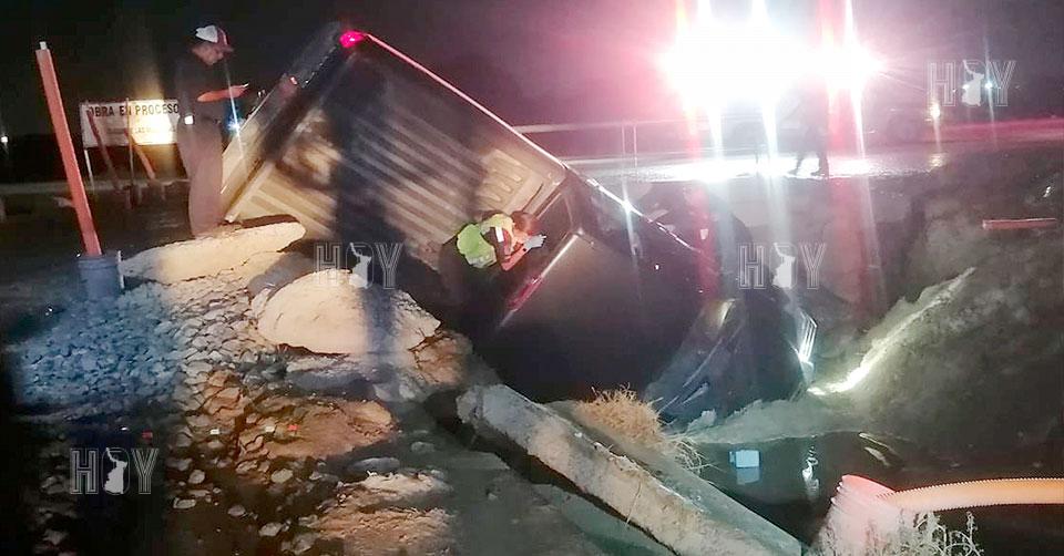 Hoy Tamaulipas - Accidente en Tamaulipas Mujer salva la vida tras caer ...