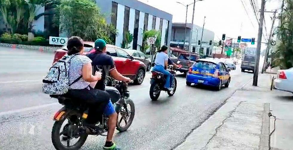 Hoy Tamaulipas - Motociclistas en el sur de Tamaulipas circulan sin seguro