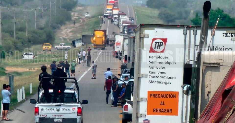Hoy Tamaulipas - Tamaulipas Carretera Tampico-Ciudad Victoria cerrada