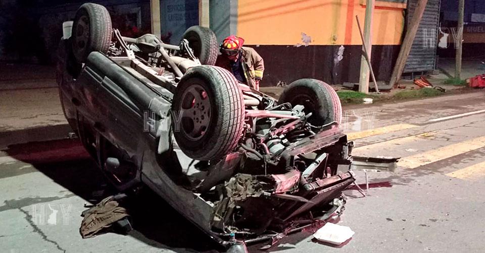 Hoy Tamaulipas - Accidente en Tamaulipas Conductor ebrio choca poste ...