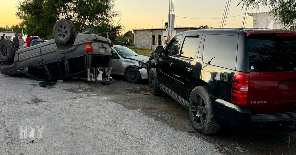 Hoy Tamaulipas - Accidente en Tamaulipas Choca y vuelca ebrio sujeto en ...