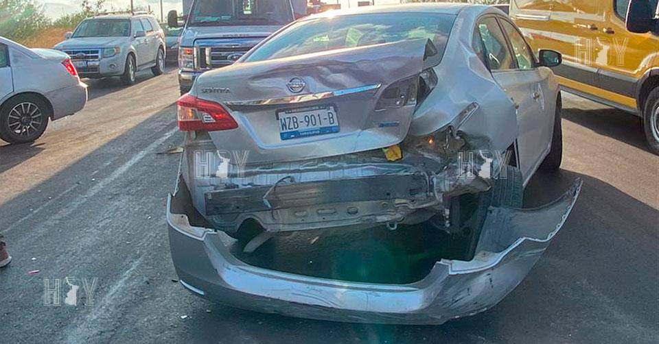 Hoy Tamaulipas - Accidente en Tamaulipas Choque por alcance dejo un ...