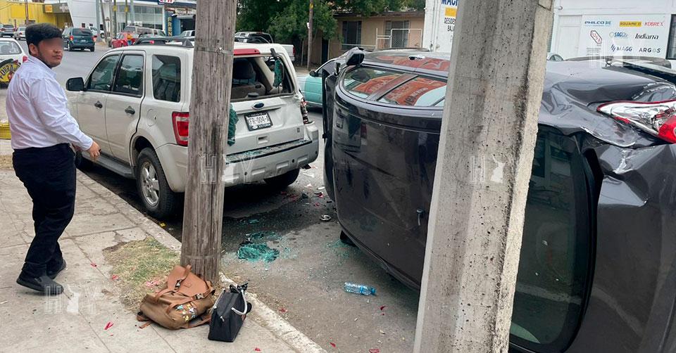 Hoy Tamaulipas - Accidente en Tamaulipas Dos lesionados dejo choque y ...