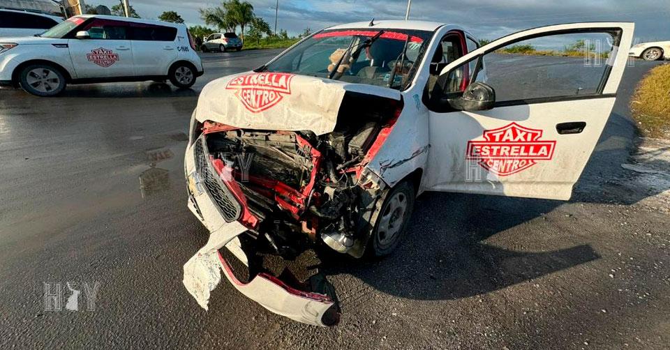 Hoy Tamaulipas - Accidentes en Tamaulipas Choca taxista en Matamoros y ...