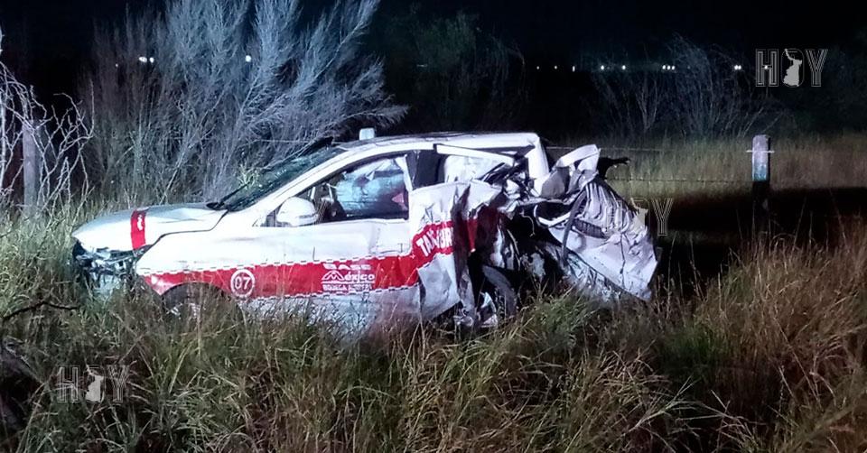 Hoy Tamaulipas - Accidente en Tamaulipas Tres heridos dejo choque en el ...