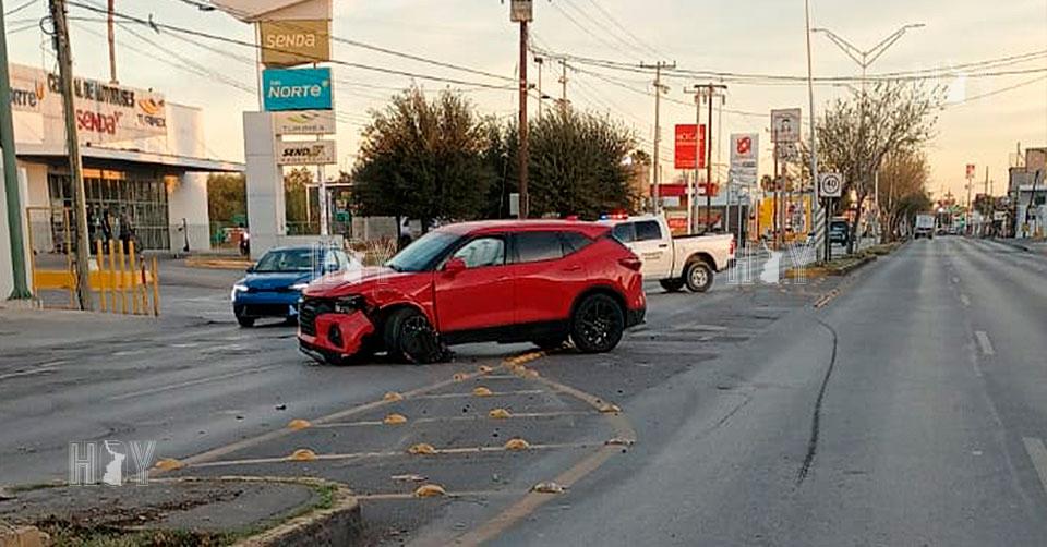 Hoy Tamaulipas - Accidente en Tamaulipas Mujer sale ilesa tras derribar ...