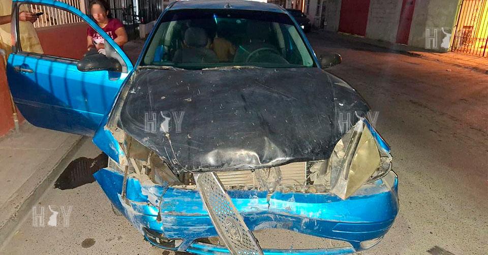 Hoy Tamaulipas - Accidente en Tamaulipas Ebrio causa destrozos tras ...