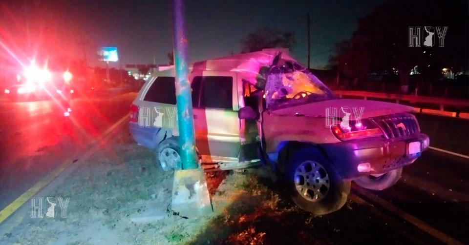 Hoy Tamaulipas - Tamaulipas Destroza su camioneta y la abandona tras ...