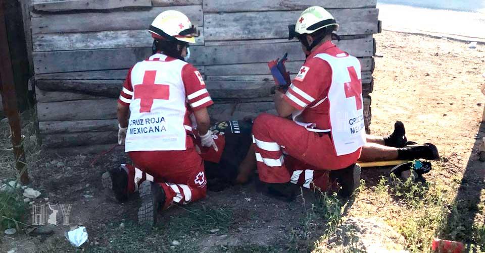 Hoy Tamaulipas - Accidente en Tamaulipas Joven es abandonado por sus Â ...