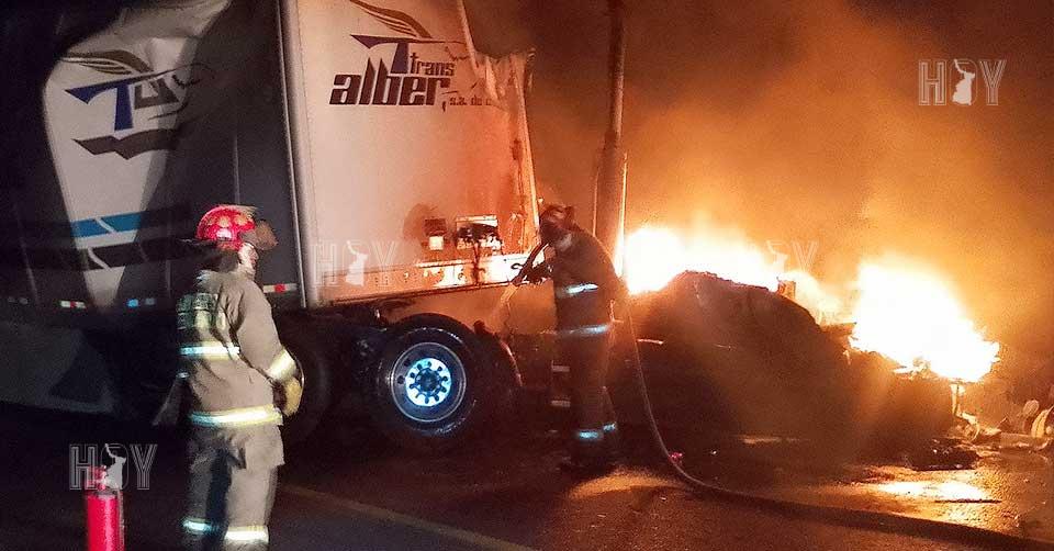 Hoy Tamaulipas - Accidente en Tamaulipas Choque de traileres deja ...