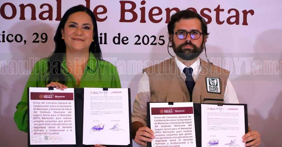 Hoy Tamaulipas - Firman convenio Bienestar e IMSS Bienestar para ...