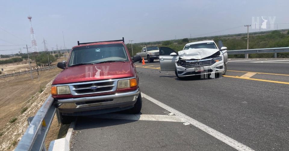 Hoy Tamaulipas - Choque por alcance deja a menor lesionado en la ...