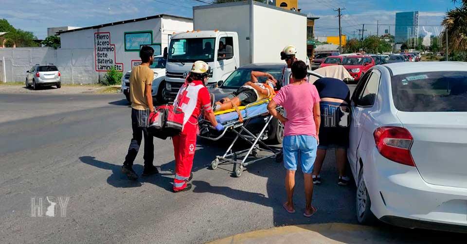 Hoy Tamaulipas - Accidente en Tamaulipas Joven resulta lesionado al ...