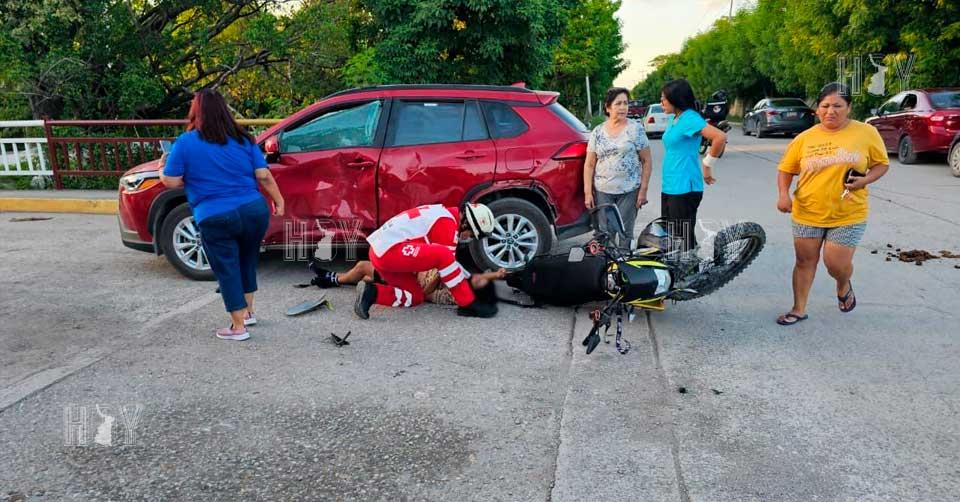 Hoy Tamaulipas - Tamaulipas Dos estudiantes lesionados al chocar en su ...