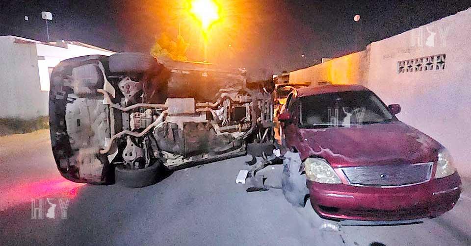 Hoy Tamaulipas - Accidente Tamaulipas Choca vuelca y huye tras ...