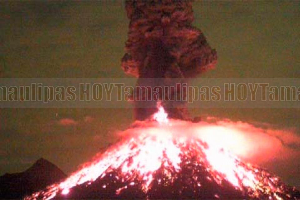 Hoy Tamaulipas - Volcan de Colima registra explosion y salida de ...