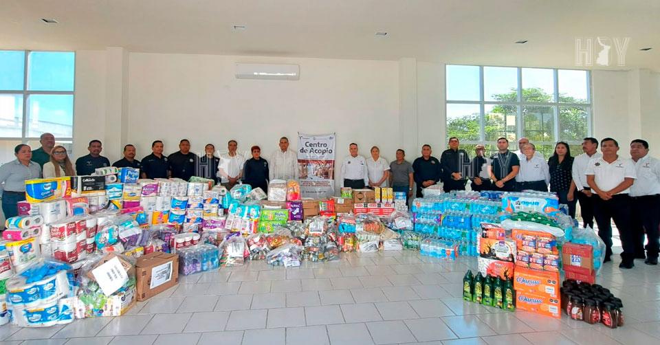 Hoy Tamaulipas - SSPT habilita centro de acopio en apoyo a familias ...