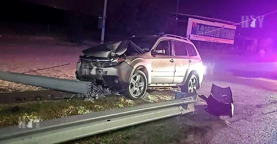 Hoy Tamaulipas - Accidente en Tamaulipas Derriba poste tras perder el ...