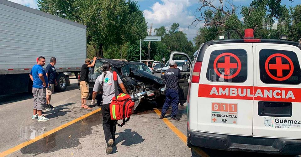 Hoy Tamaulipas - Accidente en Tamaulipas Cinco lesionados en choque de ...