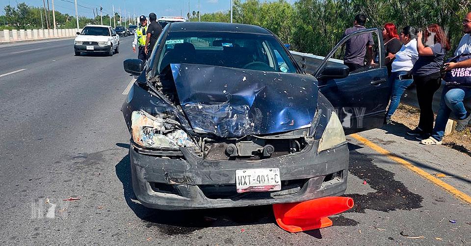 Hoy Tamaulipas - Accidente en Tamaulipas Conductora choca por alcance ...
