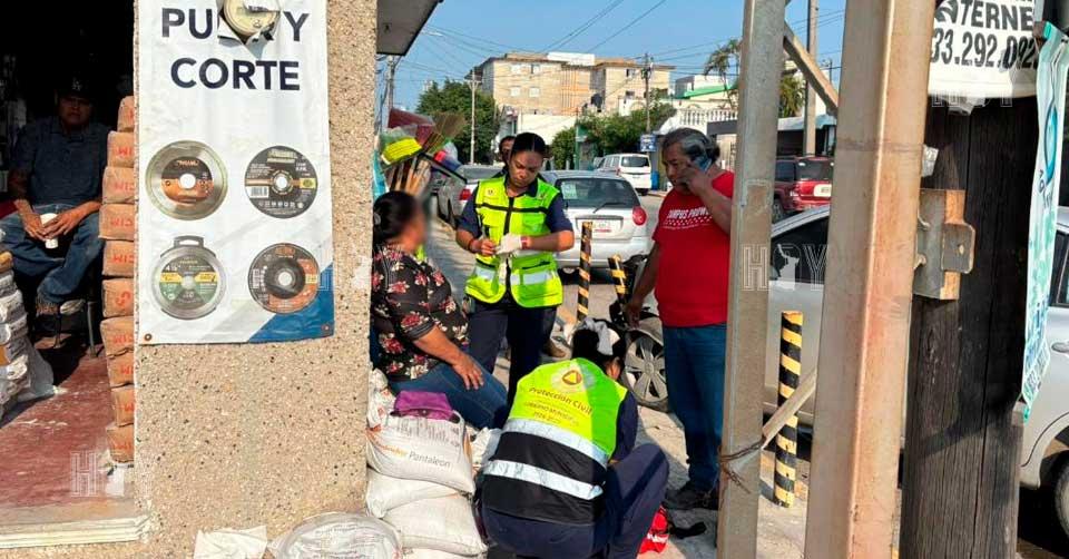 Hoy Tamaulipas - Mujer resulto lesionada en aparatoso choque en Ciudad ...