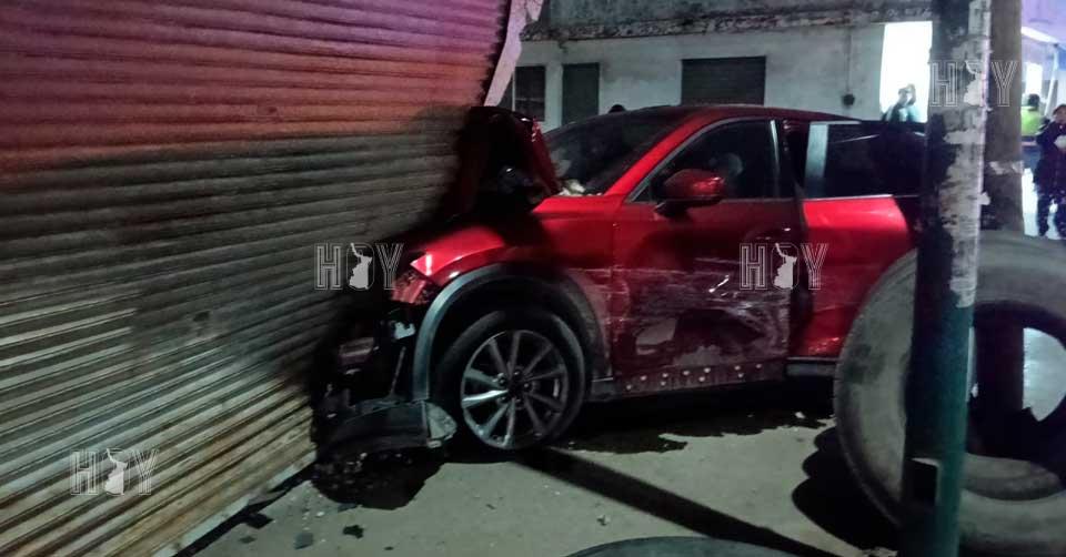 Hoy Tamaulipas - Tamaulipas Vehiculo en fuga choca camioneta y la ...