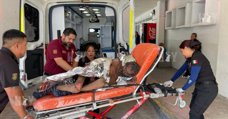 Hoy Tamaulipas - Adulto mayor sufre graves quemaduras en incendio de su ...