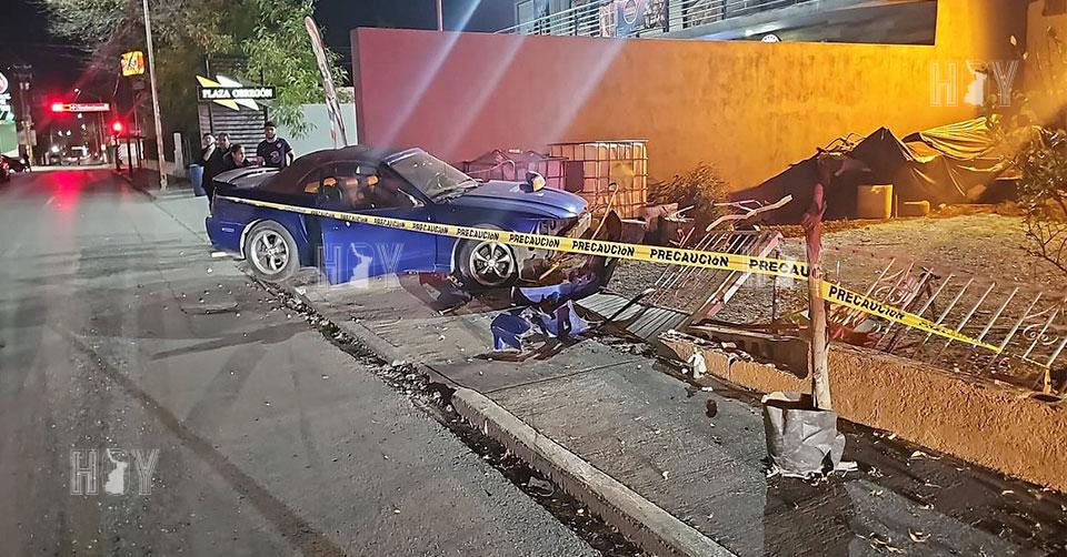 Hoy Tamaulipas - Accidente en Tamaulipas Joven estrella su automovil ...