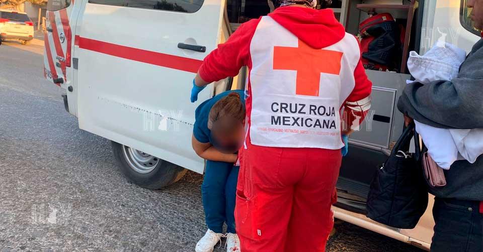 Hoy Tamaulipas - Mujer lesionada tras choque por alcance en Ciudad Victoria