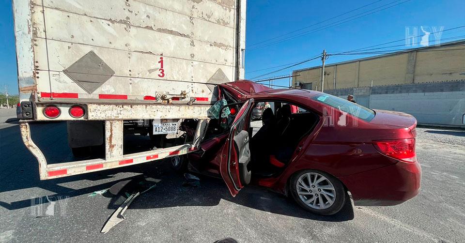 Hoy Tamaulipas - Accidente en Tamaulipas Chofer de DiDi quedo prensado ...