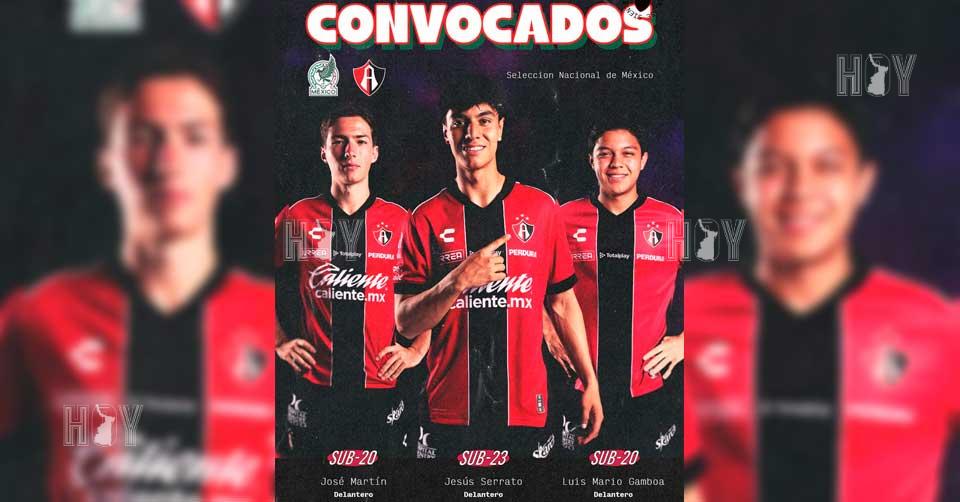 Hoy Tamaulipas - Deportes en Mexico Atlas FC aporta tres jugadores a ...