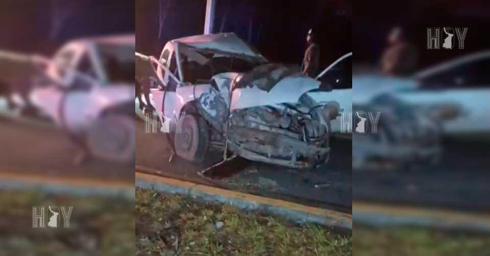 Hoy Tamaulipas - Accidentes en Tamaulipas Fuerte choque deja auto ...