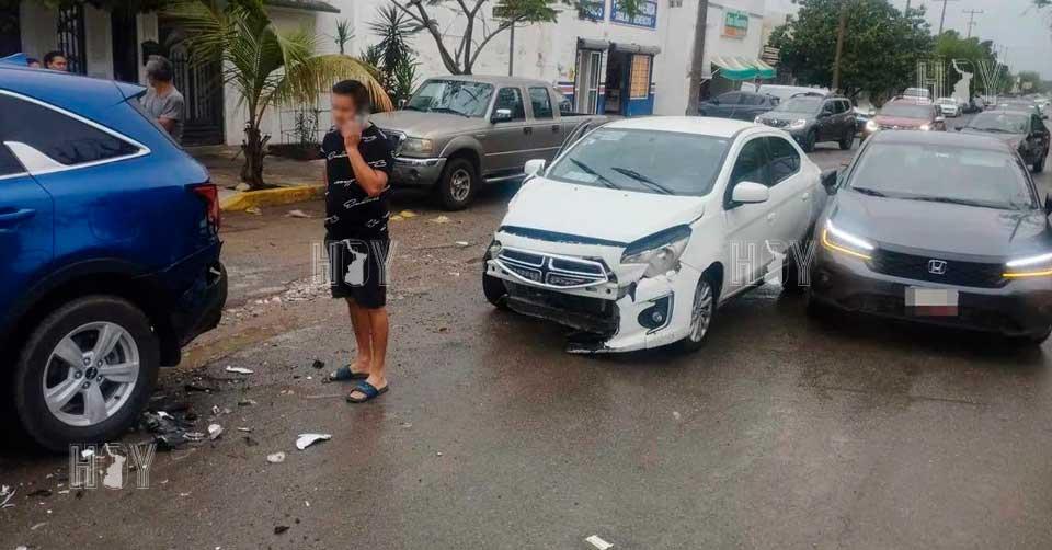 Hoy Tamaulipas - Accidentes en Tamaulipas Ebrio provoca doble choque al ...