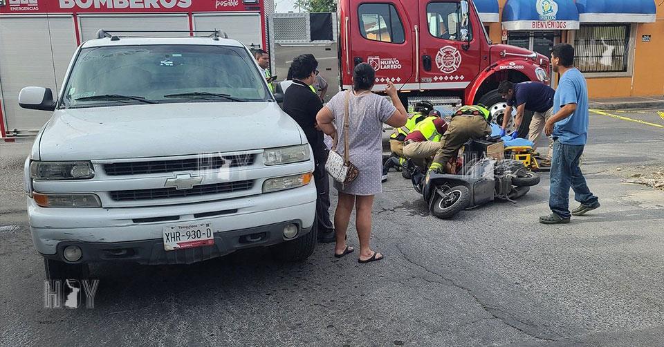 Hoy Tamaulipas - Accidente en Tamaulipas Choque entre moto y camioneta ...